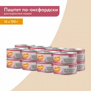 Влажный корм Мнямс Индейка с тыквой для кошек "Паштет по-оксфордски" 100 г