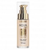 LUXVISAGE Крем-флюид тональный AQUA veil HYALURON COMPLEX тон 140 beige 30мл НОВИНКА 2025!