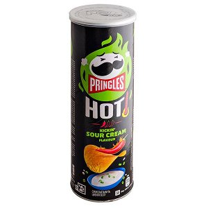Чипсы PRINGLES HOT KICKIN' Sour Cream 160 г 1/19