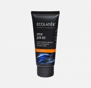 ECOLATIER Крем мужской для ног DEO EFFECT, 100 мл