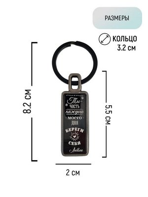 Брелок Береги себя