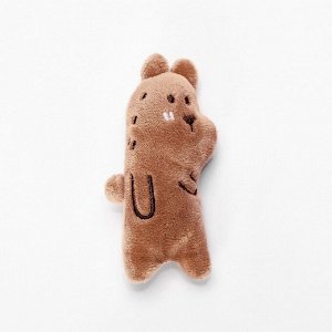 Игрушка для кошек с кошачьей мятой, 10 см, коричневая