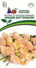 Эустома F1 срезочная махровая шампань Мадам Баттерфляй