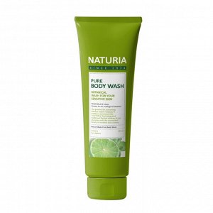 Naturia Гель для душа 100 мл Мята/Лайм Pure Body Wash (Wild Mint & Lime)
