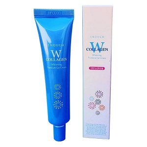 Enough W Collagen Whitening Premium Eye Cream, Осветляющий крем с коллагеном для век, 30 мл