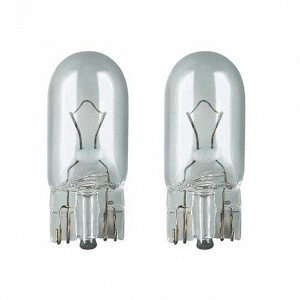 Лампа Osram Original Line W5W (W2.1x9.5d, T10), 12В, 5Вт, комплект 2 шт