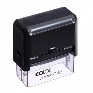 Оснастка для штампа автоматическая COLOP Printer Сompact 40, 23x59 мм, корпус чёрный
