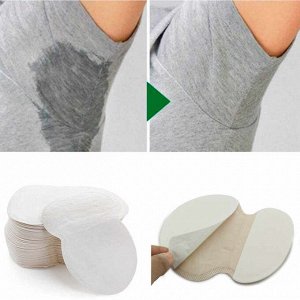 Прокладки для подмышек от пота против мокрых пятен на одежде (2 штуки)