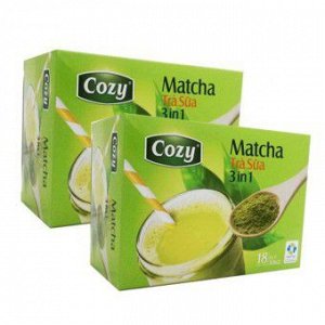 Пудровый Чай Cozy Matcha Tra Sua , латте , 306 гр.