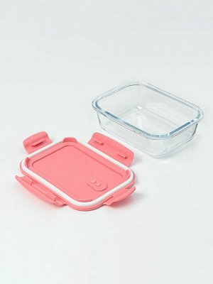 Контейнер Доляна Cook and Freeze, 650 мл, 17.5?13?6 см, с крышкой, жаропрочное стекло, МИКС