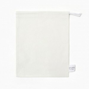 Мешочек текстильный Этель Home collection 27х34 см,белый, 100%лён