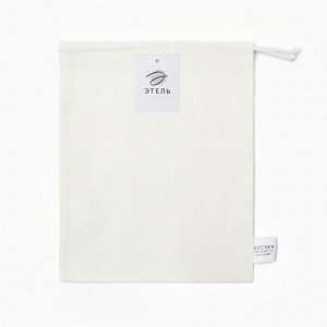 Мешочек текстильный Этель Home collection 27х34 см,белый, 100%лён
