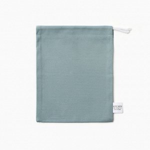 Мешочек текстильный Этель Home collection green 27х34 см, 61%лён, 39%хл