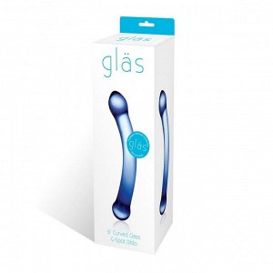 Стеклянный фалос для точки G Curved G-Spot Glass Dildo