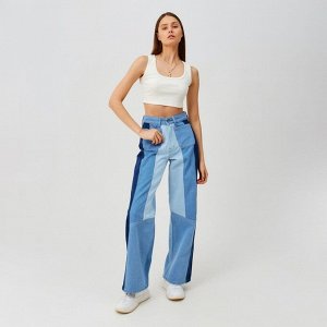 Джинсы женские палаццо MINAKU: Jeans Collection, синие