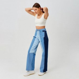 Джинсы женские палаццо MINAKU: Jeans Collection, синие