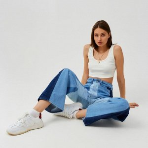 Джинсы женские палаццо MINAKU: Jeans Collection, синие
