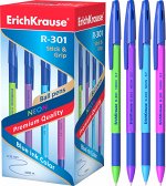 Ручка шар 0,7 синяя с грипом ErichKrause NEON Matik&amp;Grip R-301 42751 (50)