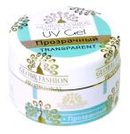 Гель для наращивания ногтей, прозрачный, Global Fashion Clear, 15 г