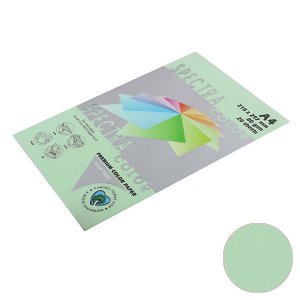 Бумага Spectra Colour A4 20л/пач 80 гр Light Green №190 (1/50) арт. 190 (1/50)