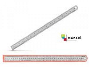 Линейка 40см "Mazary" металлическая 1/12 арт. M-5564