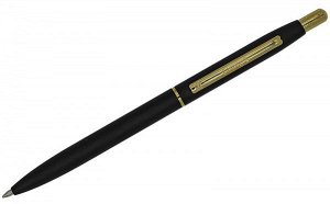 Ручка подар шарик "Luxor Sterling" 1.0 мм синяя, корпус черный+золото арт. 1116