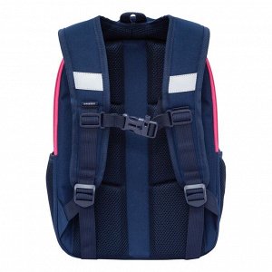 Новый ранец GRIZZLY с двумя отделениями, для девочек
