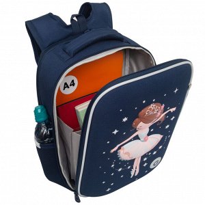 Новый ранец GRIZZLY с двумя отделениями, для девочек