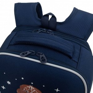 Новый ранец GRIZZLY с двумя отделениями, для девочек