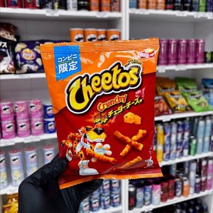 Cheetos Crunchy Cheddar 70g - Японские Кранчи Читос сыр чеддер