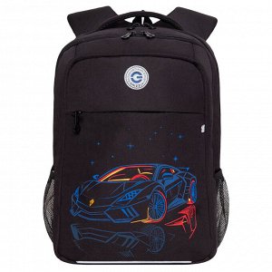 Рюкзак молодежный GRIZZLY с карманом для ноутбука 13", анатомической спинкой, для мальчика