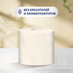 Зева Нейчерал Софт Бумага туалетная "Белая" 4 рулона, 4-х слойная