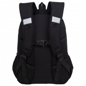 Рюкзак школьный GRIZZLY с карманом для ноутбука 13", анатомической спинкой, для девочки