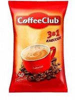 Кофе растворимый Coffee Club 3В1 КЛАССИК, 50 саше по 20 гр, Малайзия