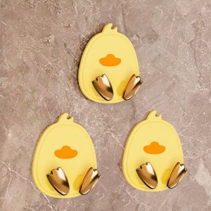 Самоклеящиеся крючки "Duck Paws" (набор 3 шт.)