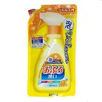 Антибактериальное пенящееся чистящее средство для ванной &quot;Foam spray Bathing wash&quot; с апельсиновым маслом (мягкая упаковка) 350 м