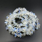 Бусины галтовка из Опалита (имитация опала) 5-8 мм. Цена за нить ≈ 43 см.