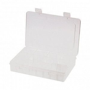 "Gamma" Коробка для шв. принадл. ОМ-063 пластик 27.2 x 18 x 4.1 см прозрачная