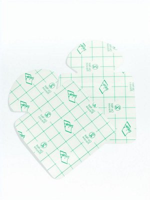 Пластырь для ног, набор - 2 шт., на клеевой основе, прозрачный