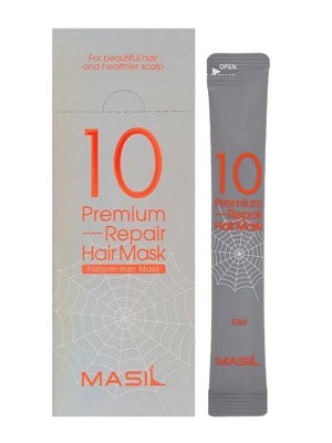 MASIL Маска для волос восстанавливающая / 10 Premium Repair Hair Mask Masil, 10 шт. x 12 мл