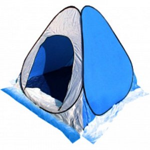 Палатка зимняя автомат 1,5*1,5 бело-голубая без пола (PR-TNC-038-1.5)