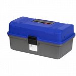 Fishing 2-tray box NISUS blue (N-FB-2-B)/ Ящик рыболова двухполочный синий NISUS