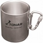Термокружка 230ML ручка-карабин T.TK-M37-230 Tonar