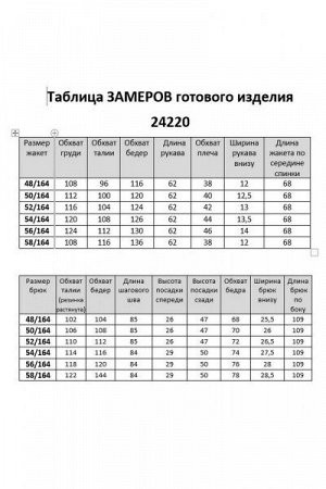 Женский брючный костюм-тройка