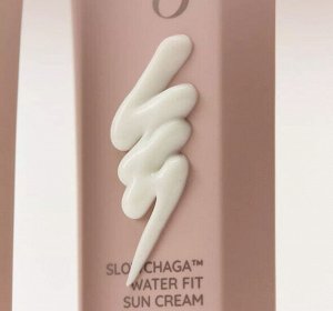 Крем увлажняющий солнцезащитный с экстрактом гриба чага bhab "Slowchaga Water Fit Sun Cream", 50ml