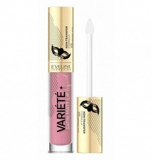 Губная помада с гиалуроновой кислотой жидкая матовая №12 EVELINE VARIETE Perfect Matte