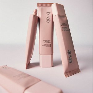 Крем увлажняющий солнцезащитный с экстрактом гриба чага bhab "Slowchaga Water Fit Sun Cream", тревел-формат 15ml
