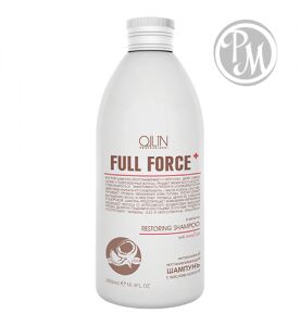 Ollin full force интенсивный восстанавливающий шампунь с маслом кокоса 300мл