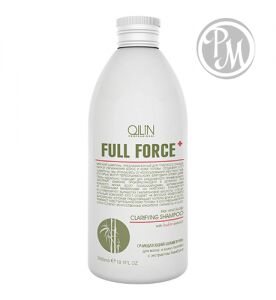 Ollin full force очищающий шампунь для волос и кожи головы с экстрактом бамбука 300мл