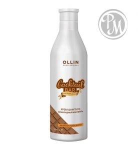 Ollin крем-шампунь для волос шоколадный коктейль шелковистость волос 500мл